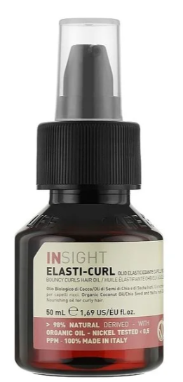 Insight Elasti-Curl Haarolie – Voedende Olie voor Krullend Haar (50ml)