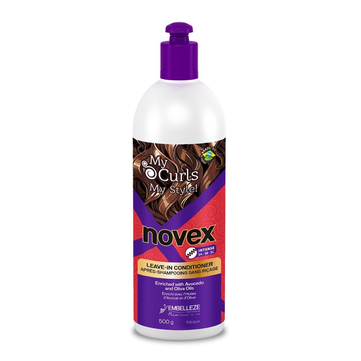 Novex Leave-In Conditioner – Hydratatie voor Krullend Haar (500g)