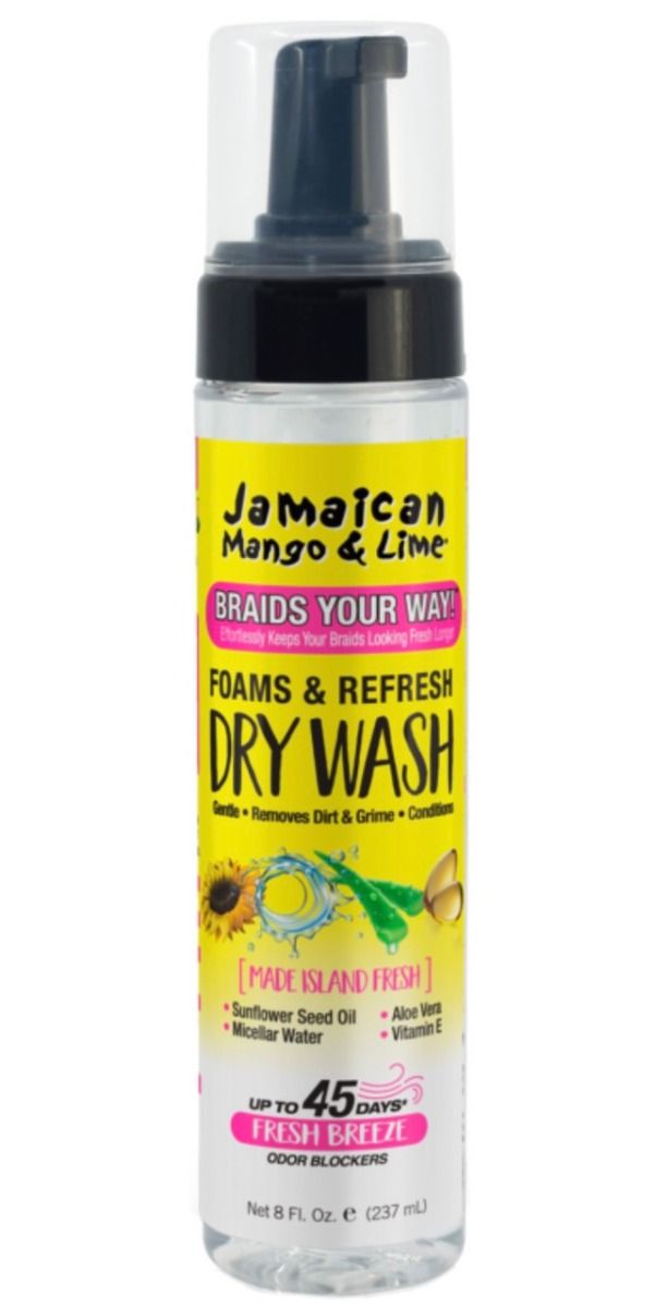 Jamaican Mango & Lime Droogshampoo – Verfrissend voor Vlechten (237ml)
