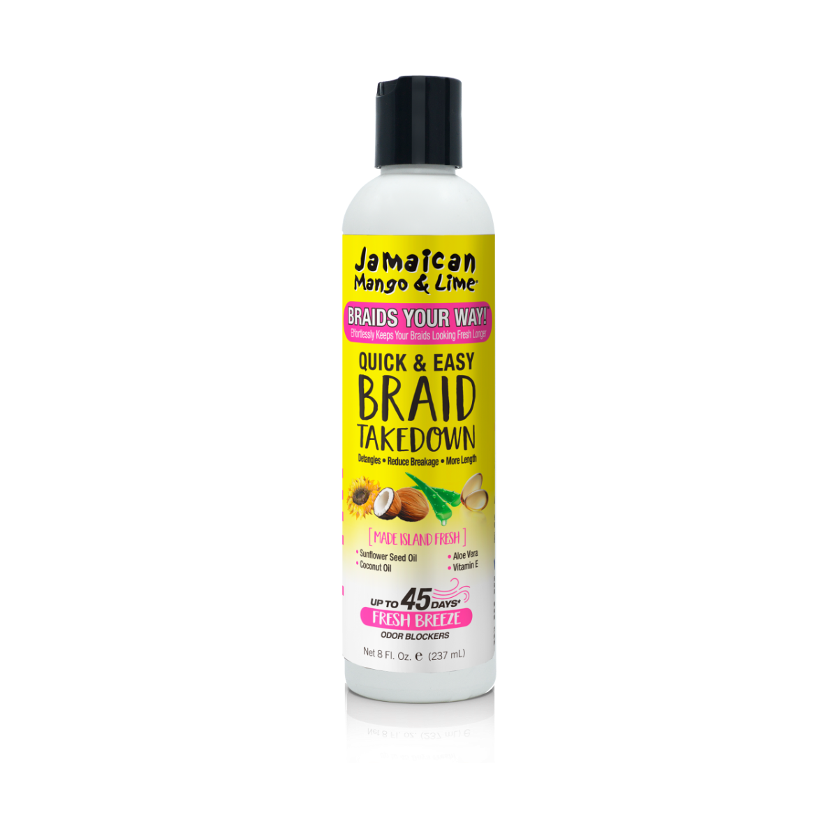 Jamaican Mango & Lime Braid Takedown Remover – Ontwarrende Crème voor Vlechten (237ml)