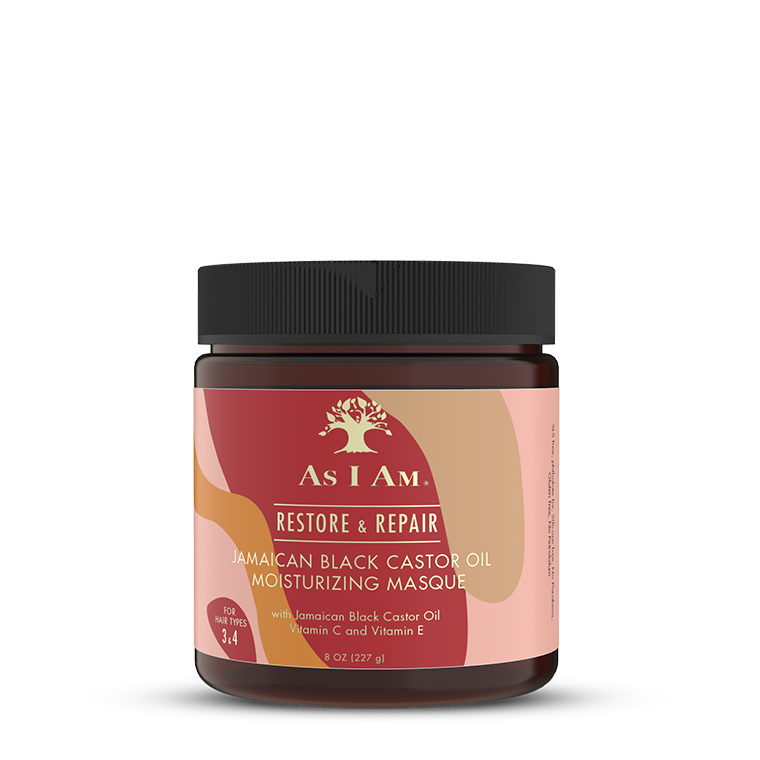As I Am Jamaican Black Castor Oil Mask – Intensieve Hydratatie voor Droog Haar (227g)