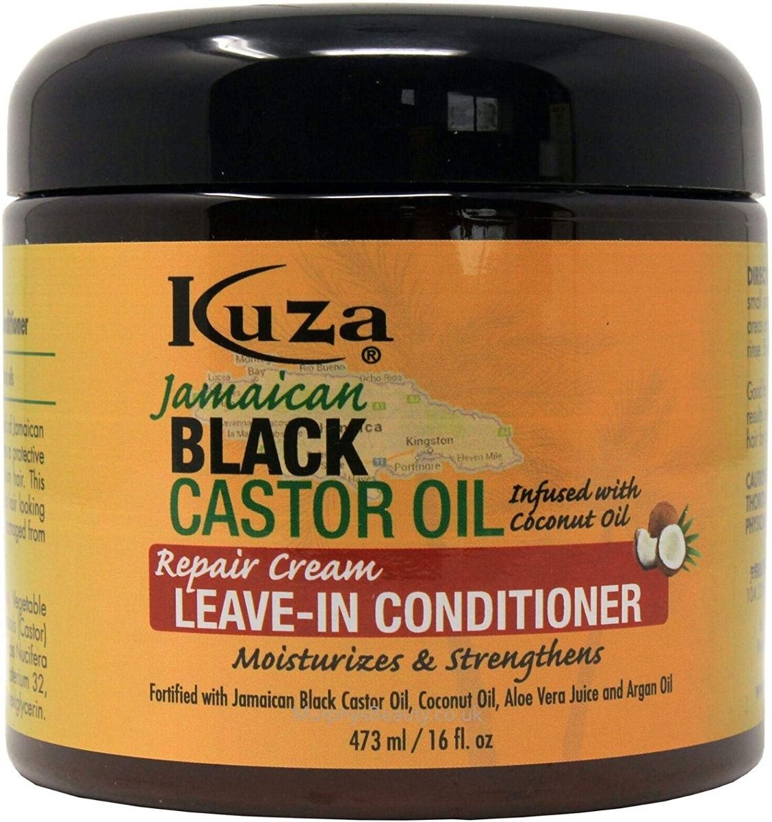 Kuza Leave-In Conditioner – Herstellende Crème voor Alle Haartypes (473ml)