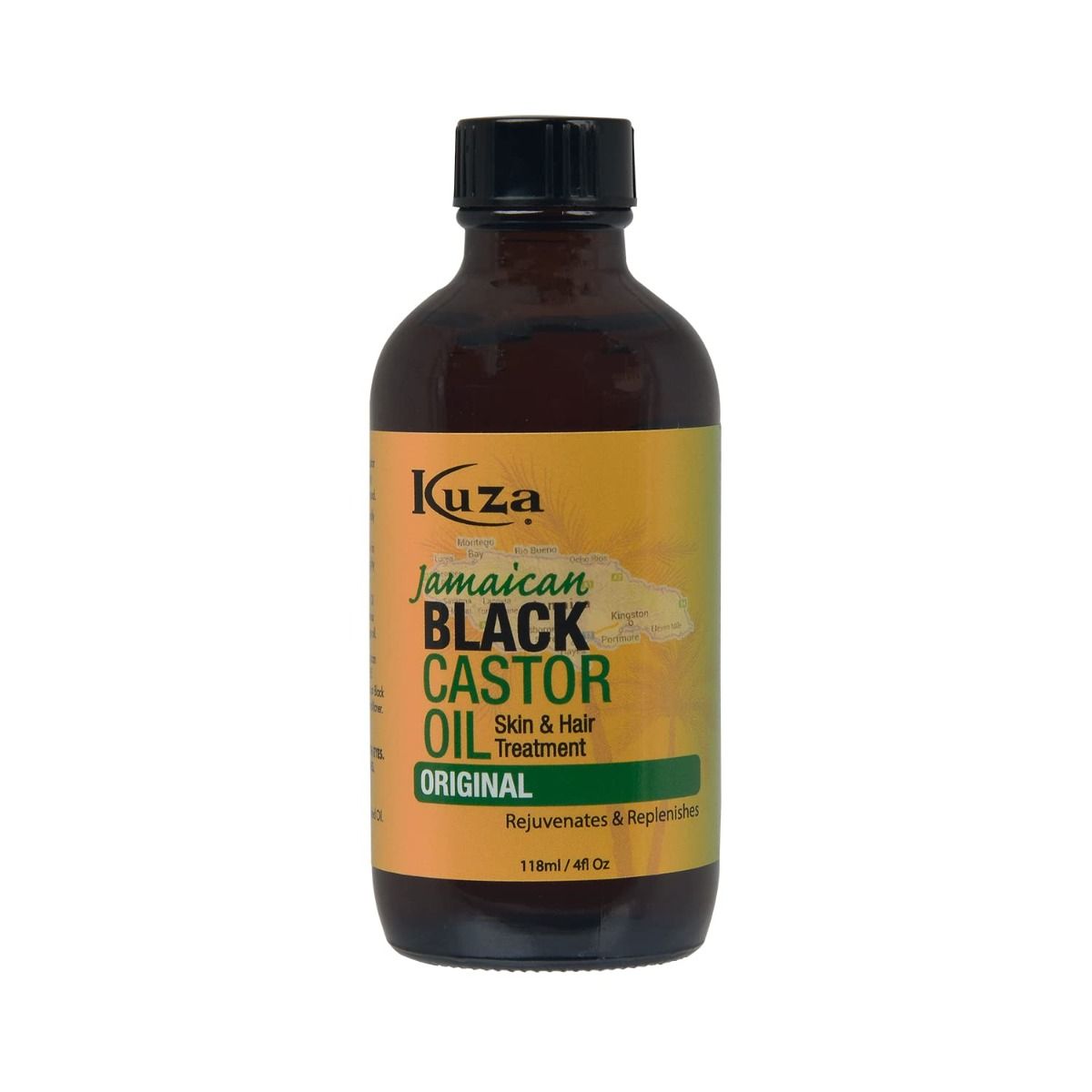 Kuza Jamaican Black Castor Oil – Voedt en Herstelt Huid & Haar (118ml)