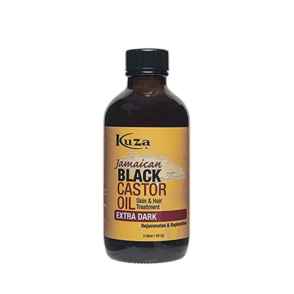 Kuza Jamaican Black Castor Olie – Herstel voor Huid en Haar (118ml)