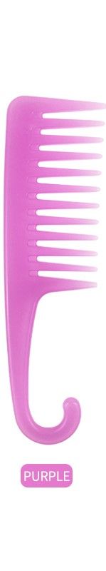 Kinky Curly Kam – Brede Tanden voor Krullend Haar (Lichtpaars)