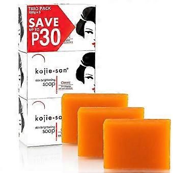 Kojie San Huidverlichtende Zeep – Verhelderend voor Alle Huidtypes (3 x 100g)