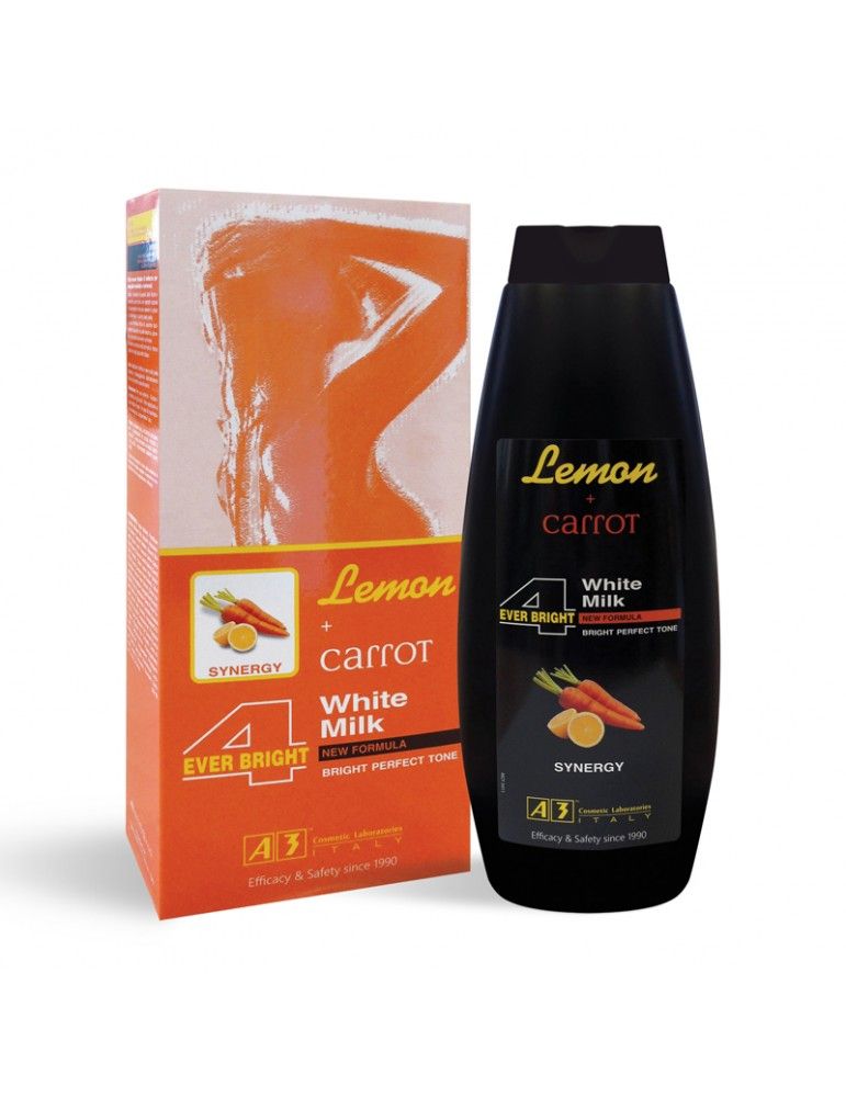 A3 Lemon Bright Body Milk – Verhelderende Lactaat met Wortel (400ml)