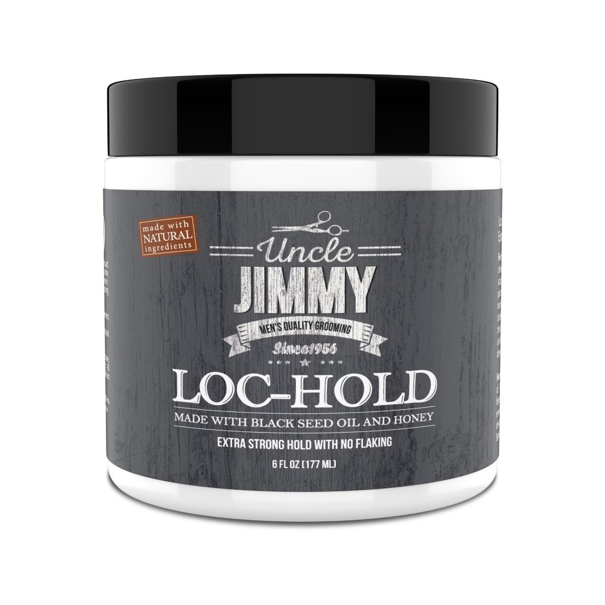Uncle Jimmy Loc-Hold – Transparante Haarwas voor Mannen (177ml)