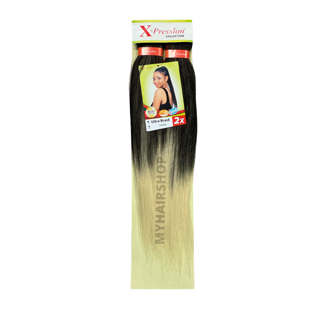 X-Pression Pre-Stretched Braid – Voor Eenvoudig Aanbrengen Haar (T1B-613)