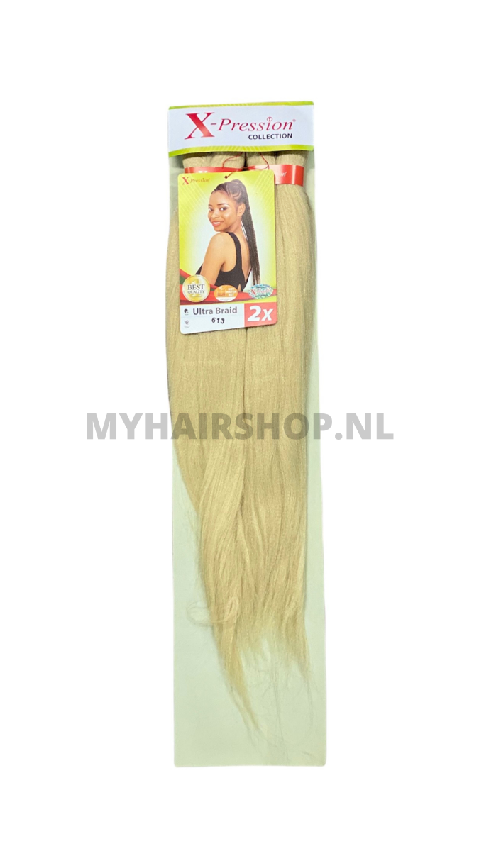 X-Pression Vlecht – Vooraf Gestretched 46 Inch Braid #613 (2X)
