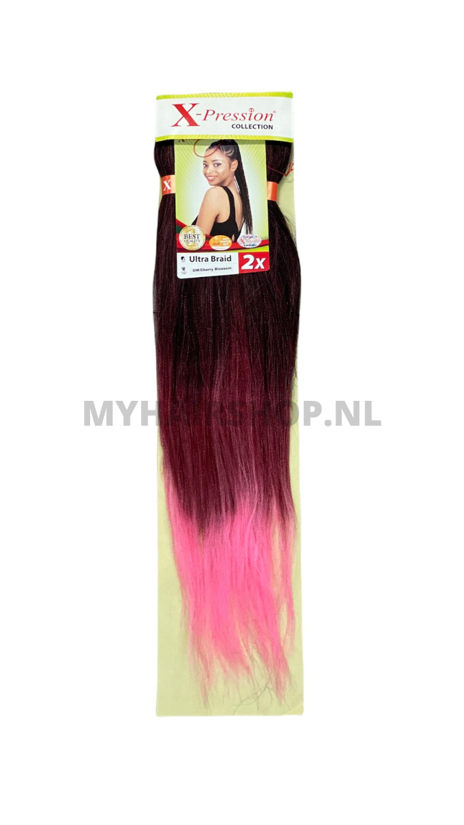 X-Pression Pre-Stretched Braid – Gemakkelijk te Stylen Haar (46 Inch)