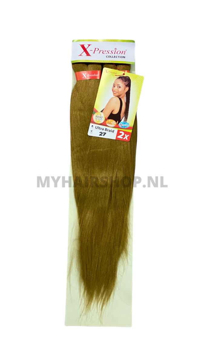 X-Pression Vlecht – Voorgevormde Braid 2X 46 Inch #27 (46 inch)