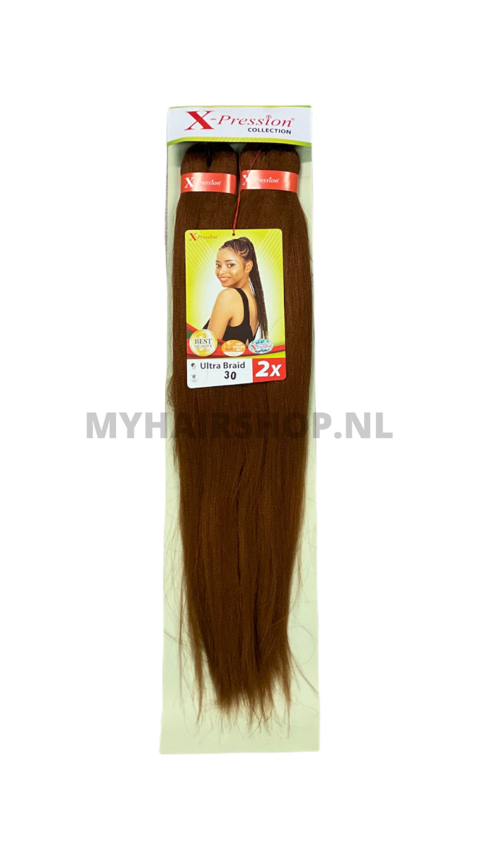 X-Pression Pre-Stretched Braid – Langgerekte Vlecht voor Alle Haarsoorten (46 inch)
