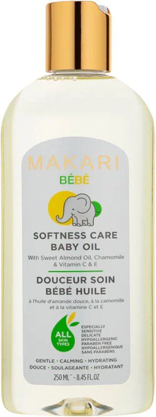 MAKARI Bebe Olie – Verzachtende Zorg met Zoete Amandelolie (250ml)