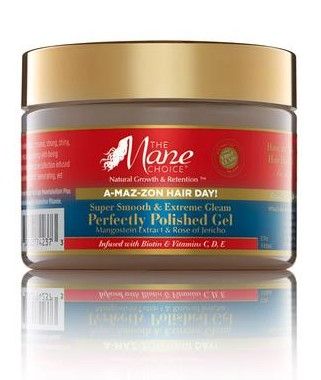 Mane Choice Perfectly Polished Gel – Glanzende Styling voor Krullend Haar (355ml)