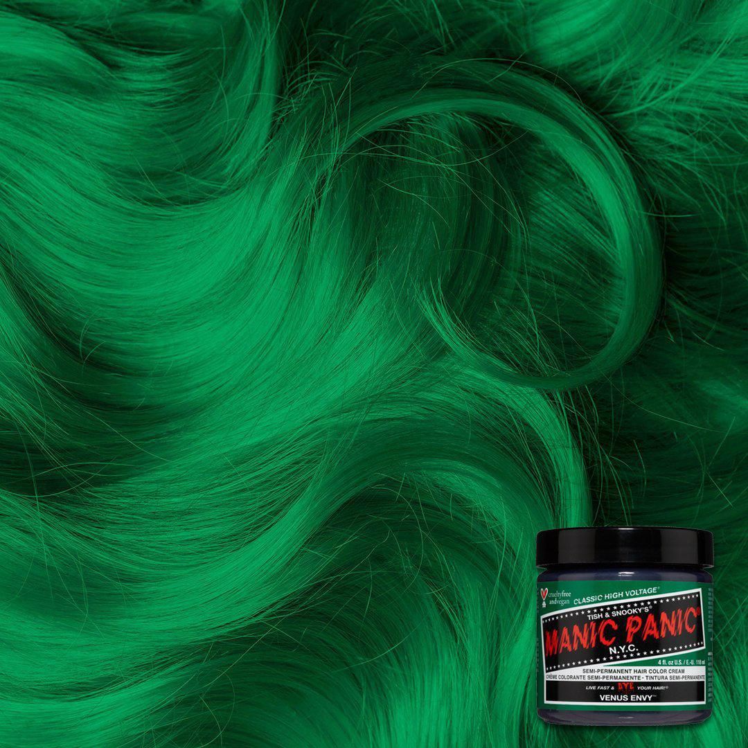 Manic Panic Haarverf – Donkergroene Kleur voor Alle Haartypes (118ml)