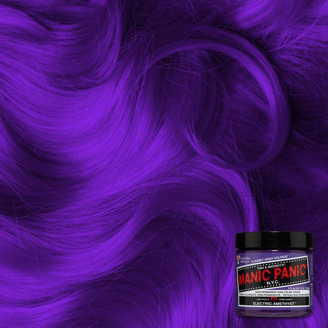 Manic Panic Haarkleur – Elektrisch Amethist voor Elke Haarstijl (118ml)