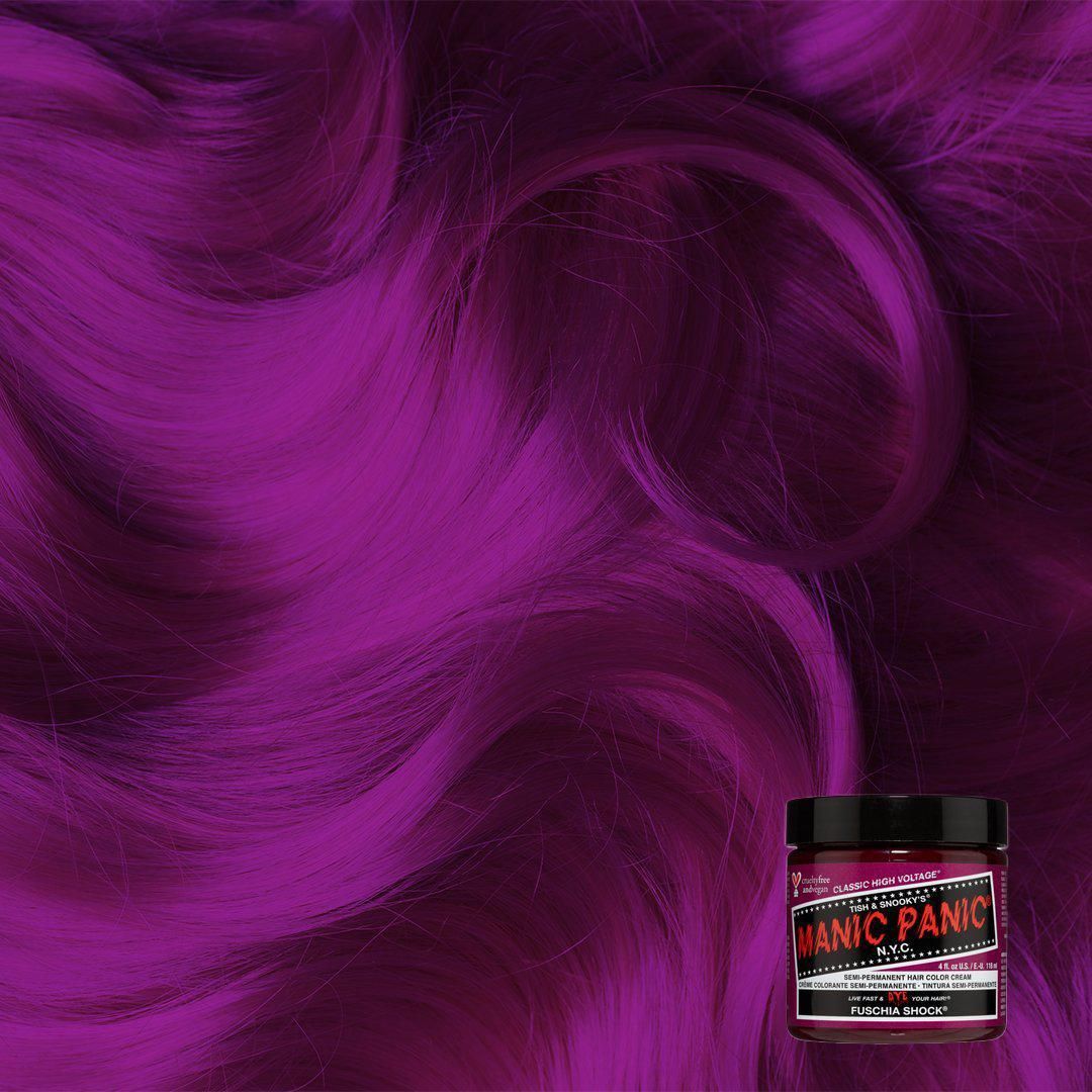 Manic Panic Haarkleur – Elektrische Fuchsia Shock voor Alle Haartypes (118ml)