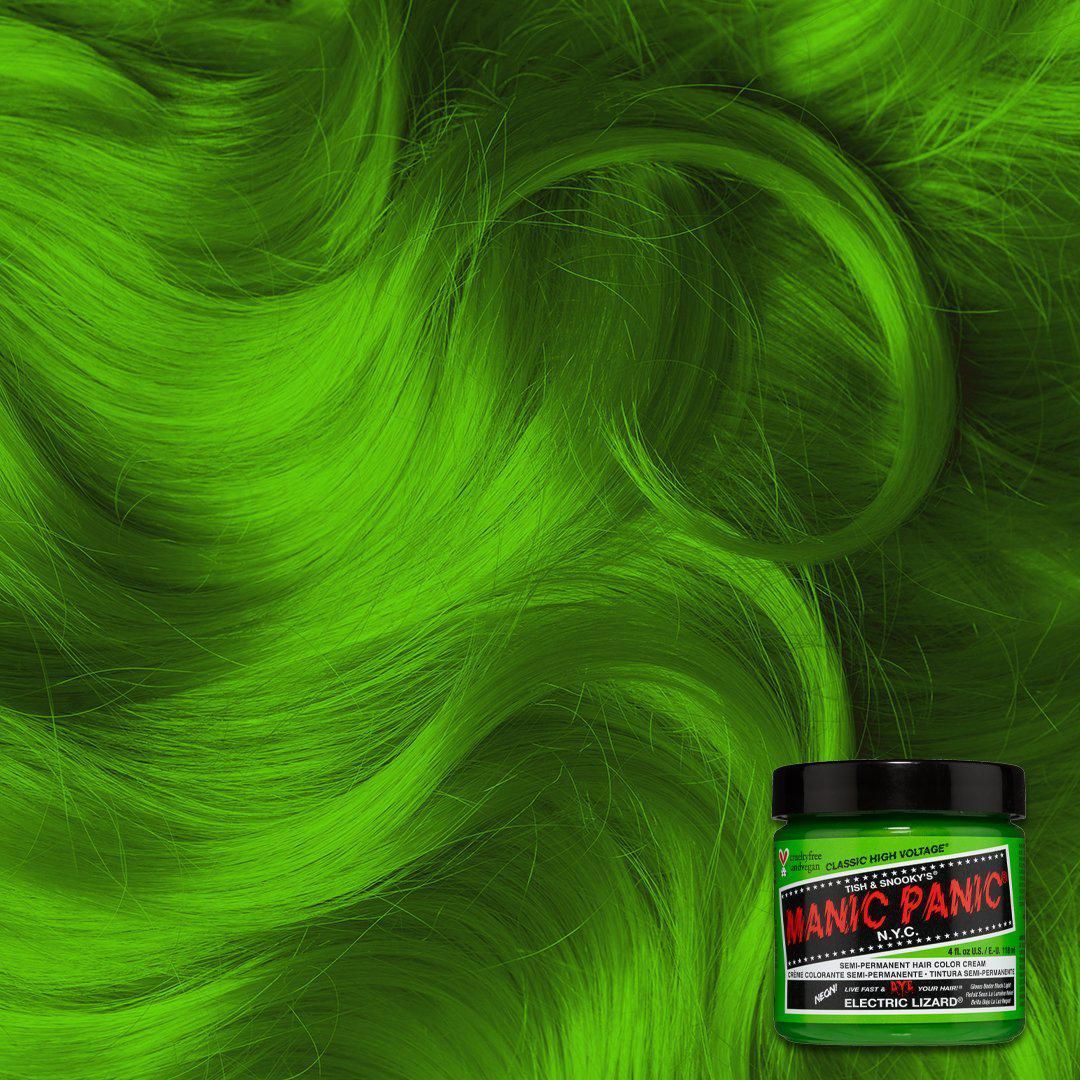 Manic Panic Haarverf – Neon Groene Kleur voor Alle Haartypes (118ml)