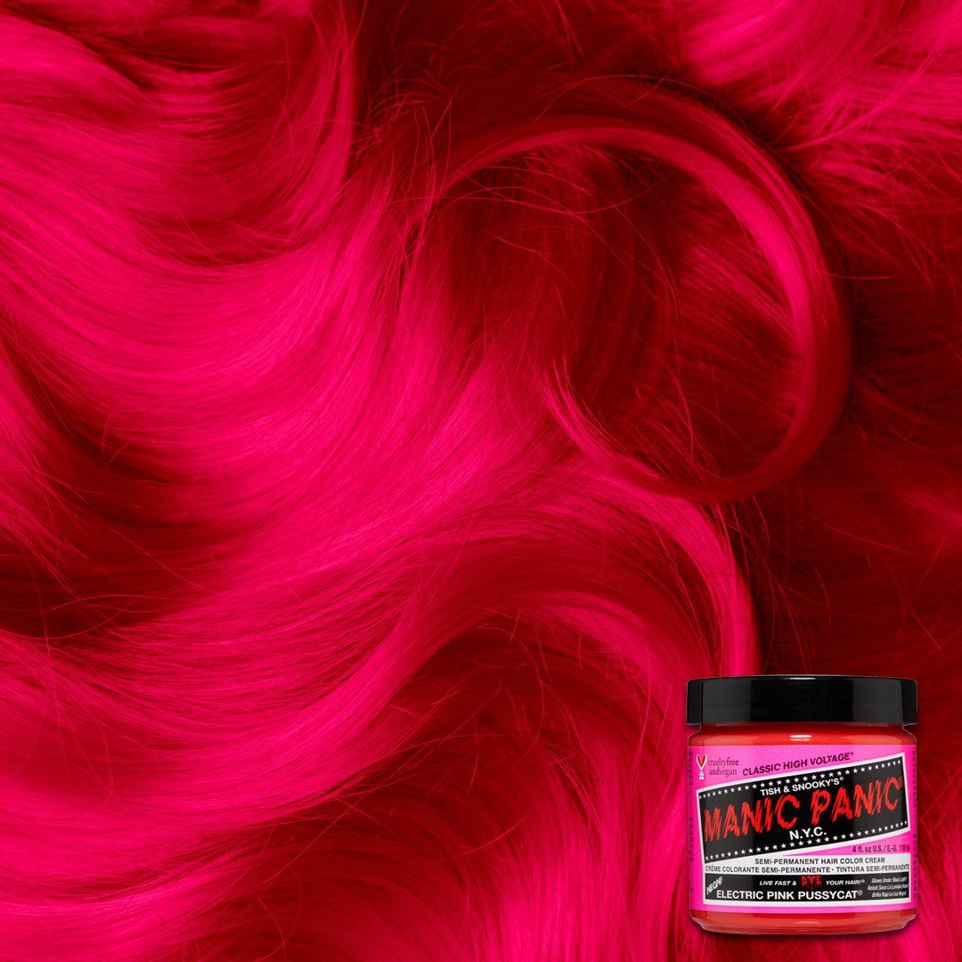 Manic Panic Haarverf – Neon Roze Kleur voor Alle Haartypes (118ml)