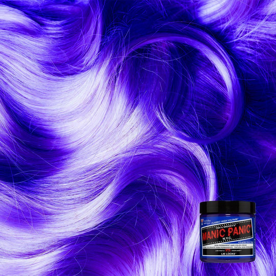 Manic Panic Haarverf – Koele Indigo Blauwe Kleur voor Alle Haartypes (118ml)