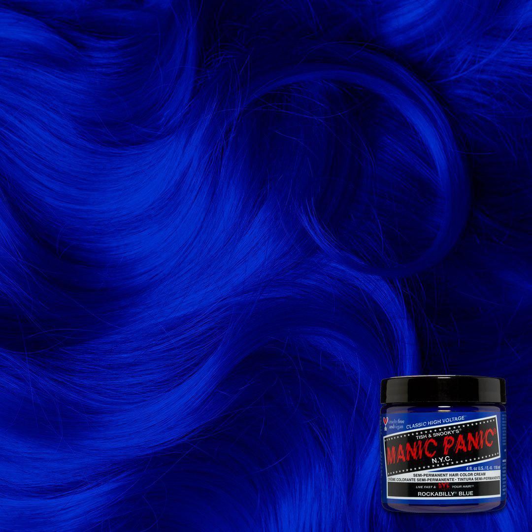 Manic Panic Haarkleur – Intensieve Rockabilly Blauwe 118ml