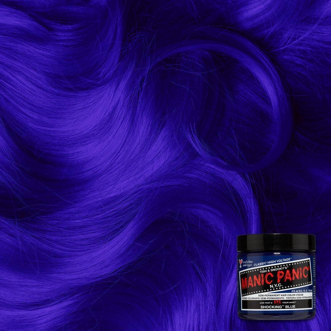 Manic Panic Haarverf – Schokkend Blauw voor Alle Haartypes (118ml)
