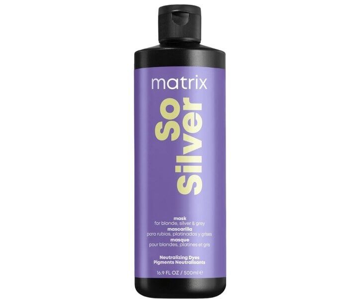 Matrix So Silver Mask – Verhelderende Masker voor Blond en Grijs Haar (500ml)