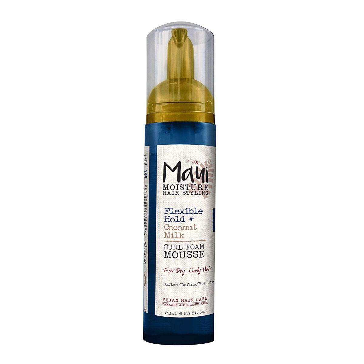 Maui Moisture Curl Foam Mousse – Vochtregulerende Mousse voor Krullend Haar (240ml)