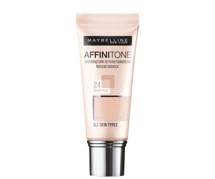 Maybelline Affinitone Foundation – Natuurlijke Stralende Huid (30ml)