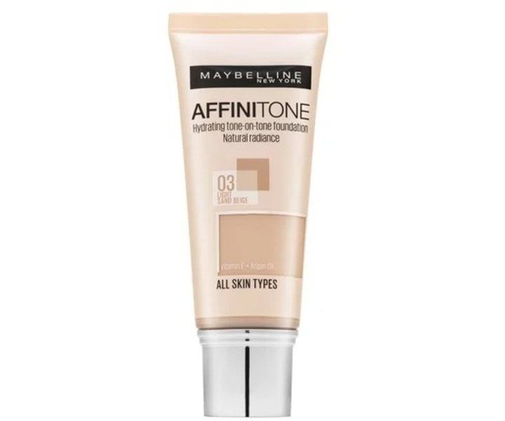 Maybelline Affinitone Foundation – Natuurlijke Dekking voor Alle Huidtypes (30ml)