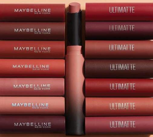 Maybelline Color Sensational Ultimatte Lipstick – Intense Kleur met Matte Finish (5g)