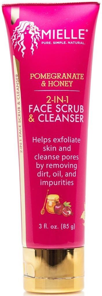 Mielle Organics Gezichtsreiniger – 2-in-1 Scrub voor Stralende Huid (85g)