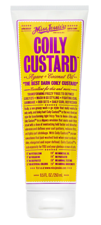 Miss Jessie's Coily Custard – Hydraterende Jelly voor Krullend Haar (250ml)