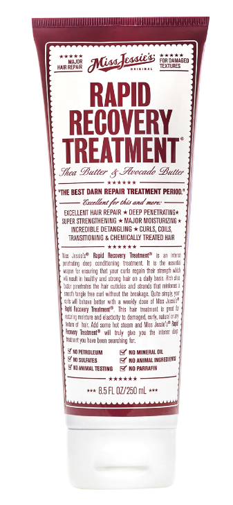 Miss Jessie's Rapid Recovery Treatment – Hydraterende Crème voor Krullend Haar (250ml)