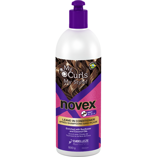 Novex Leave-In Conditioner – Verzachtende Crème voor Krullend Haar (500g)