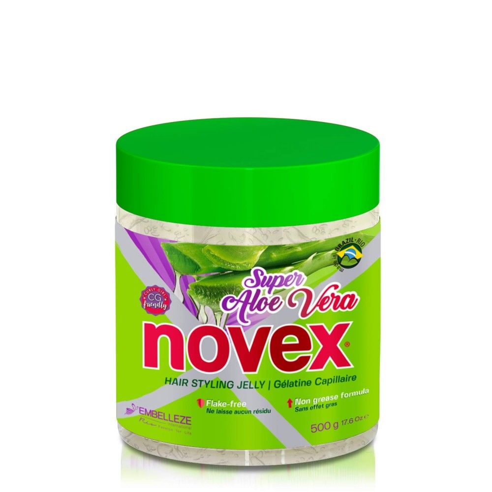 Novex Super Hold Jelly – Hydraterende Gel voor Alle Haartypes (500g)