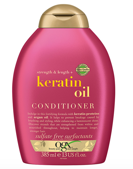 OGX Conditioner – Versterkende Keratineolie voor Alle Haartypes (385ml)