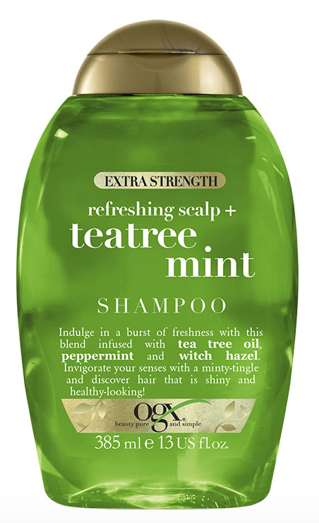 OGX Shampoo – Verfrissende Scalp met Tea Tree en Pepermunt (385ml)