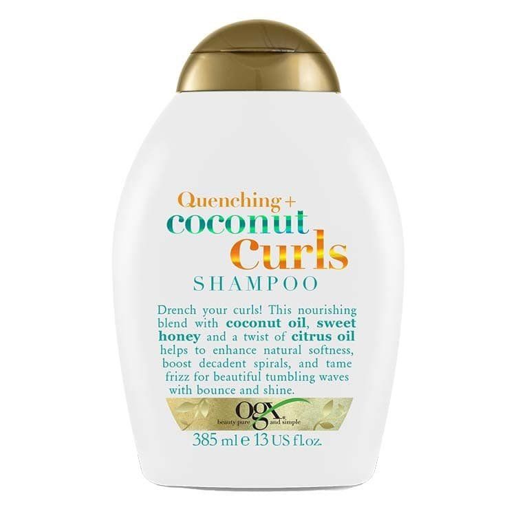 OGX Quenching Coconut Curls Shampoo – Voedt voor Krullend Haar (385ml)