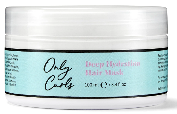 Only Curls Haarmasker – Diep Hydraterende Formule voor Krullend Haar (100ml)