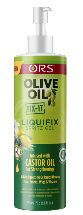 ORS Liquifix Spritz Gel – Ondersteuning voor Wigs en Weaves (200ml)