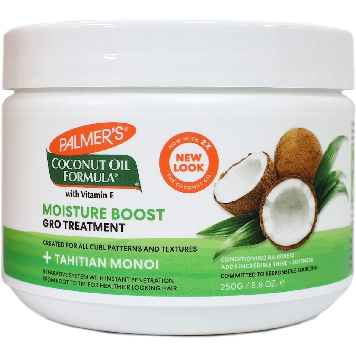 Palmer's Coconut Oil Haarbehandeling – Voedende Crème voor Alle Haartypes (250g)