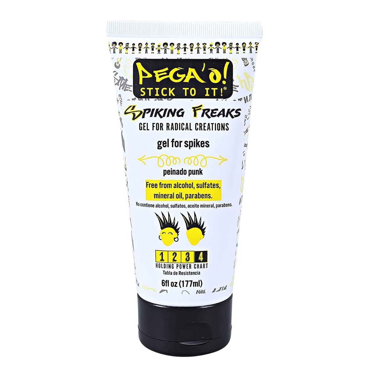 Pega'O Spiking Freaks Gel – Sterke Hold voor Punks Haar (177ml)