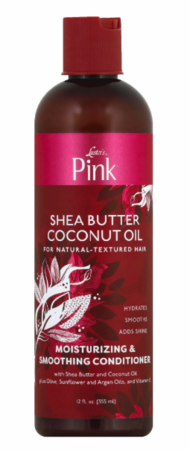 Pink Shea Butter Coconut Oil – Hydraterende Haarlotion voor Droog Haar (355ml)