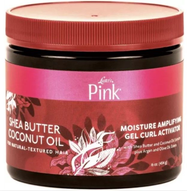 Pink Shea Coconut Gel Curl Activator – Hydraterende Gel voor Krullend Haar (454g)