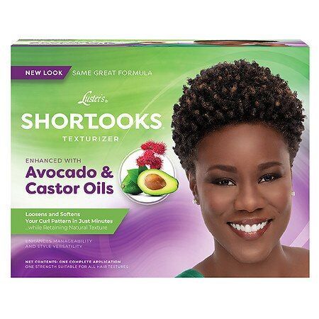 Luster's Pink ShortLooks Texturizer Kit – Verzorging voor Natuurlijk Haar (1 Kit)