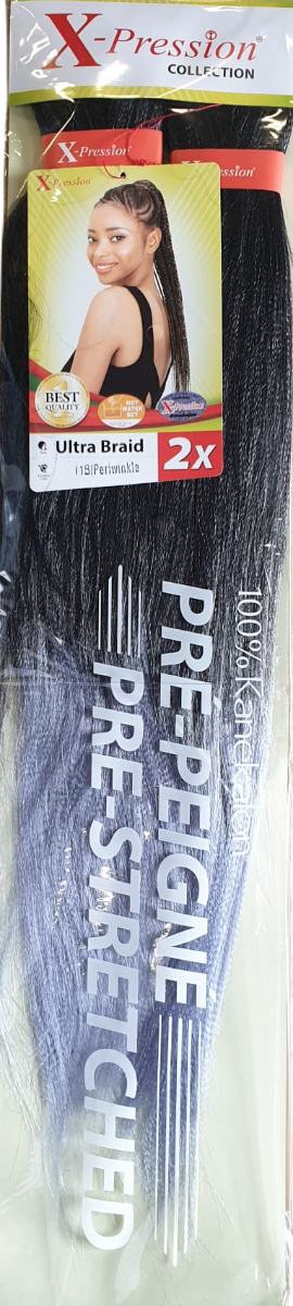 X-Pression Pre-Stretched Braid – Gemakkelijk Te Vlechten Haar (2x)