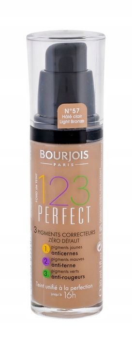 Bourjois 123 Perfect Foundation – Egaliserende Basis voor Alle Huidtypes (30ml)