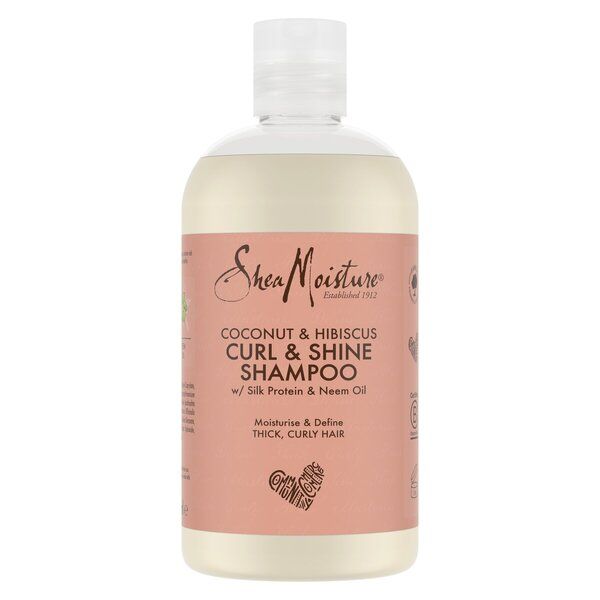 Shea Moisture Shampoo – Hydraterende Shine voor Krullend Haar (384ml)